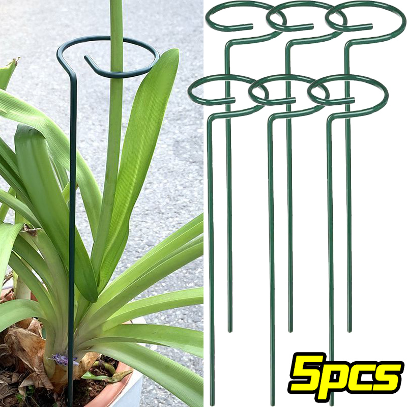 Gardening Tools Range - 1/10pcs 정원 지원 스테이크 링 금속