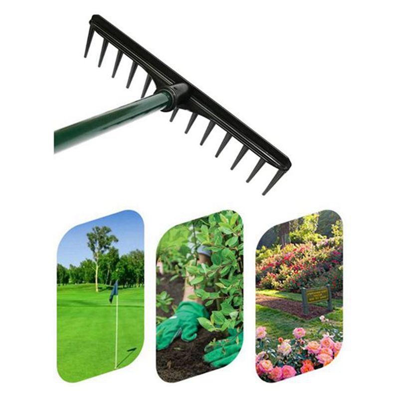 Gardening Tools Range - (AD12) 고무 골프 그립 레이크 헤드