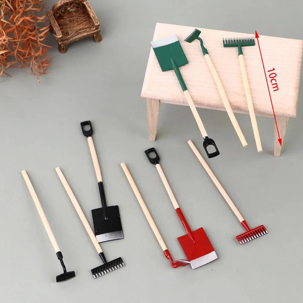Gardening Tools Vintage - 1:12 인형집 미니어처 정원 도구 세트(삽