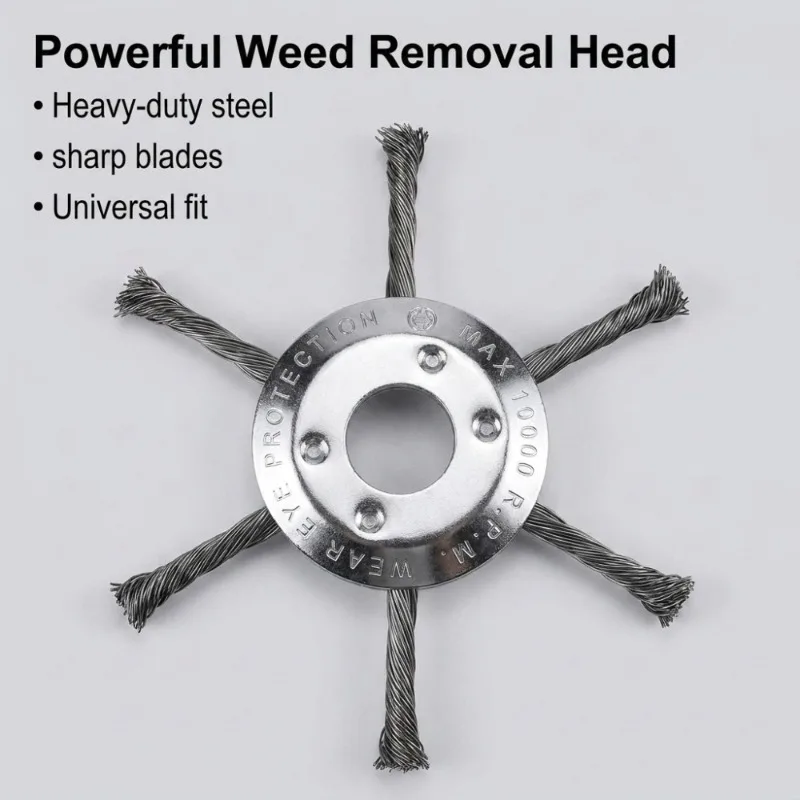 Weed Puller - 철사 휠 헤드 잔디 트리머 헤드,