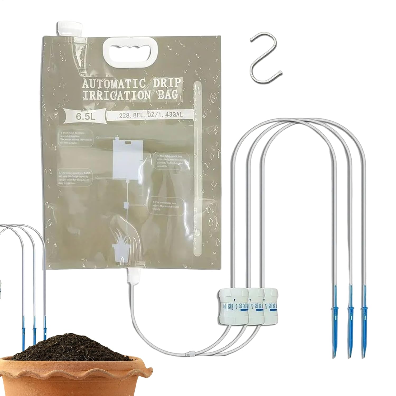 Automatic Plant Waterer - 자동 급수 드리퍼, 조절 가능한 물방울