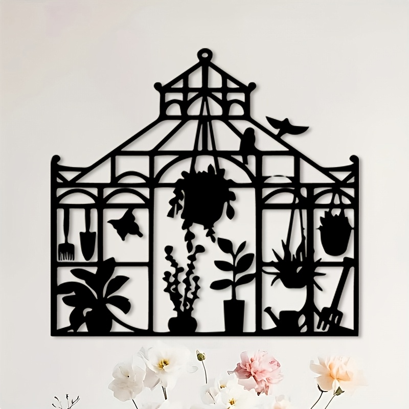 Gardening Tools Vintage - 브랜드 아이언 월 아트 빈티지 온실