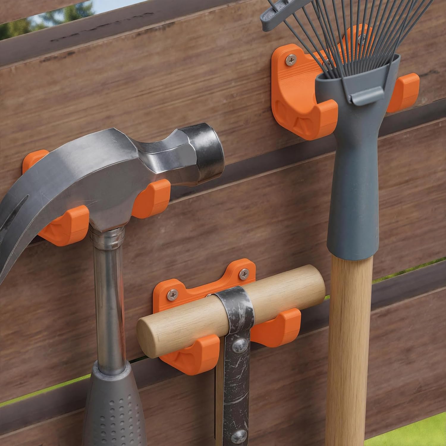 Gardening Tools Screwfix - 아트툴 행거 35mm 직경 빗자루/삽/갈퀴 도구