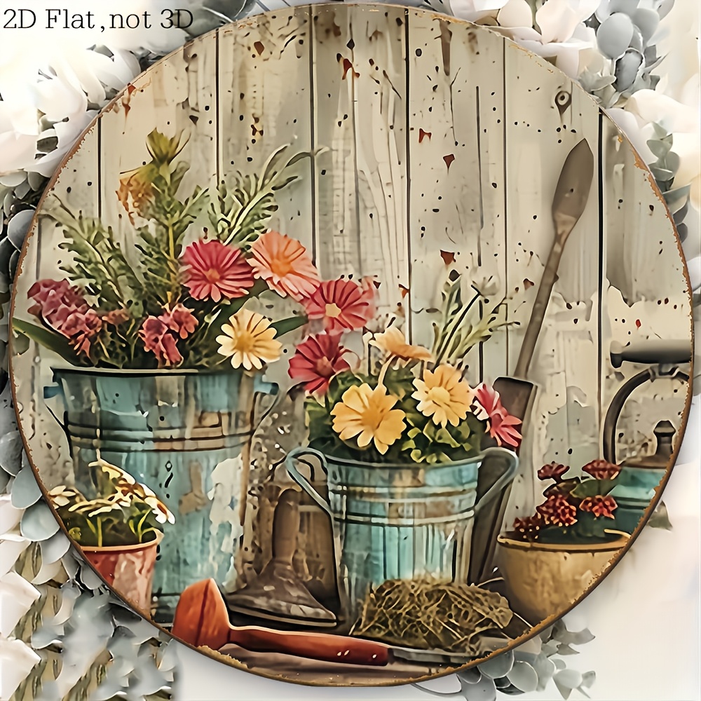 Gardening Tools Vintage - 2D 평면 디자인 - 빈티지 스타일의