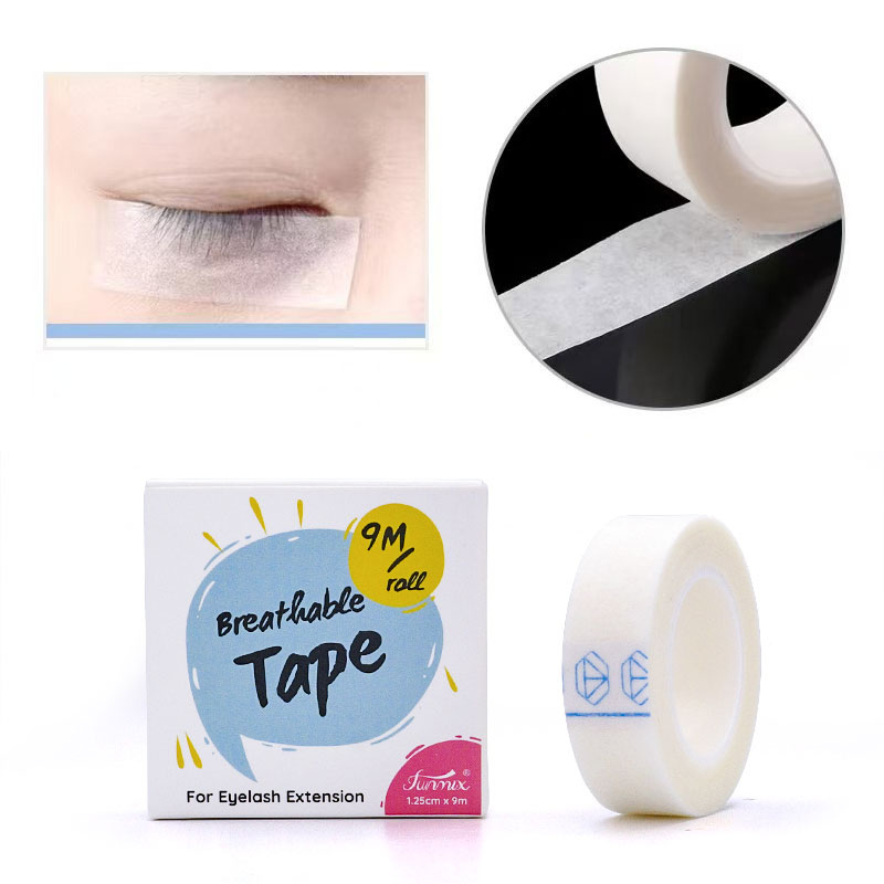 Grafting Tape - 1롤 9Mx1.25cm 통기성 속눈썹 연장 테이프