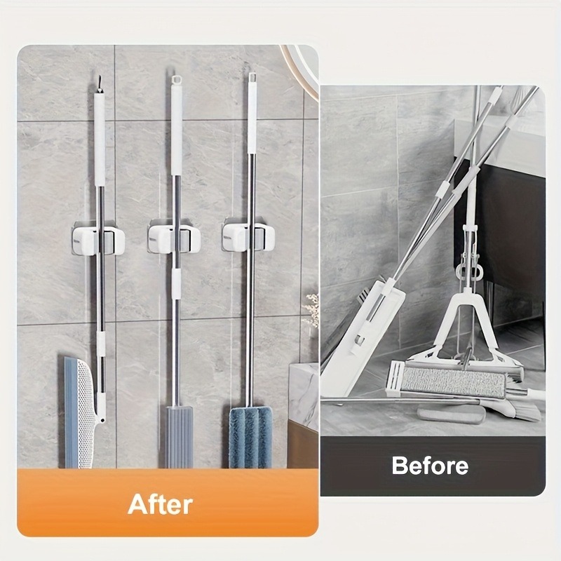벽걸이형 걸레 및 빗자루 거치대, 무타공 벽걸이 수납  - Gardening Tools Range 리뷰 및 가격