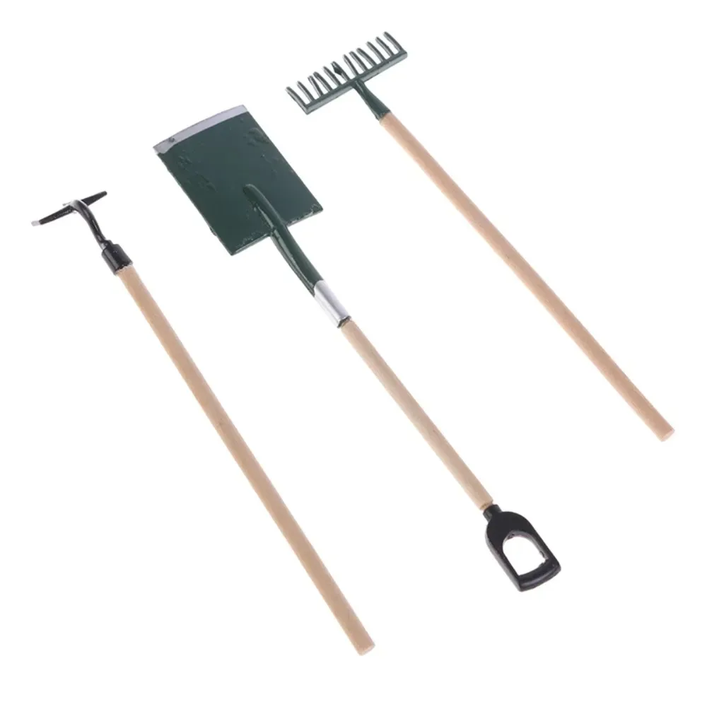 1:12 인형집 미니어처 정원 도구 세트(삽 3개, 갈 - Gardening Tools Vintage 리뷰 및 가격
