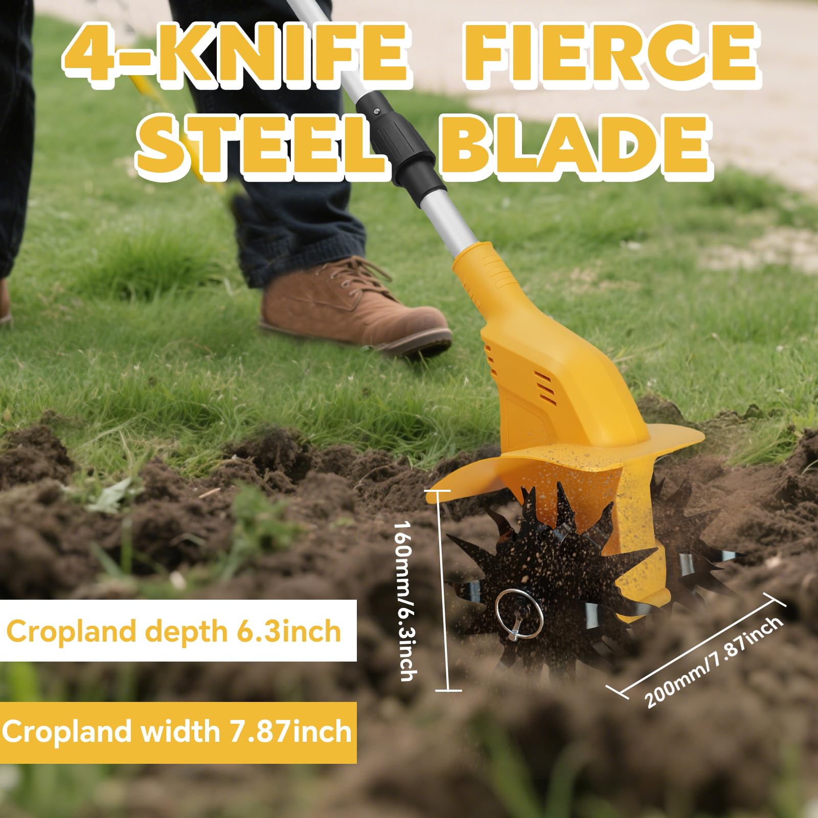 330RPM 브러시리스 무선 경운기 정원 잔디 토양 경 - Gardening Tools Brands 리뷰 및 가격