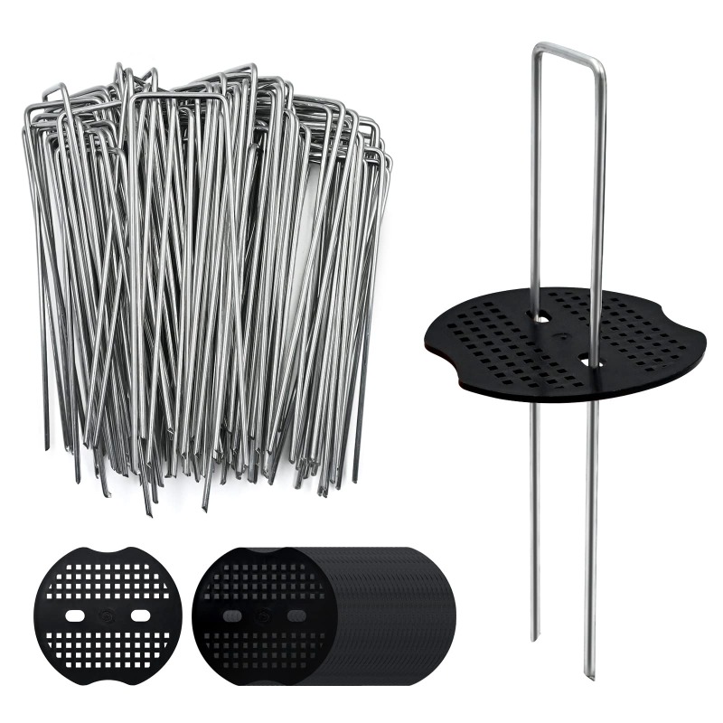 U자형 정원 스테이플 플라스틱 가스켓 헤비 듀티 펜스  - Gardening Tools Types 리뷰 및 가격