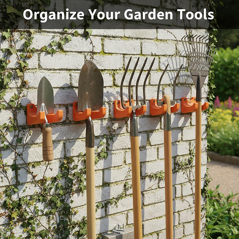 1~4개 벽걸이형 정원 도구 걸이, 긴 손잡이 도구용  - Gardening Tools Screwfix 리뷰 및 가격