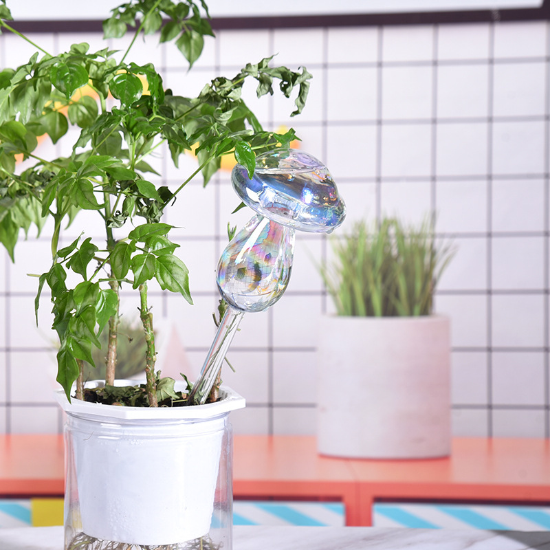 1/2PCS 유리 짚 자동 식물 급수 전구 자체 급수  - Automatic Plant Waterer 리뷰 및 가격
