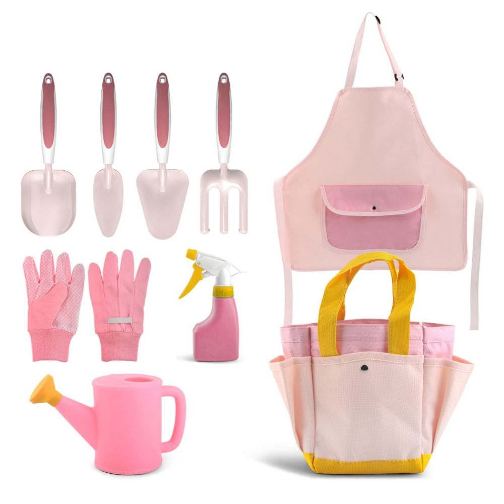 선물용 사탕색 정원 도구 세트, 삽, 갈퀴, 어린이용  - Gardening Tools Gift Set 리뷰 및 가격