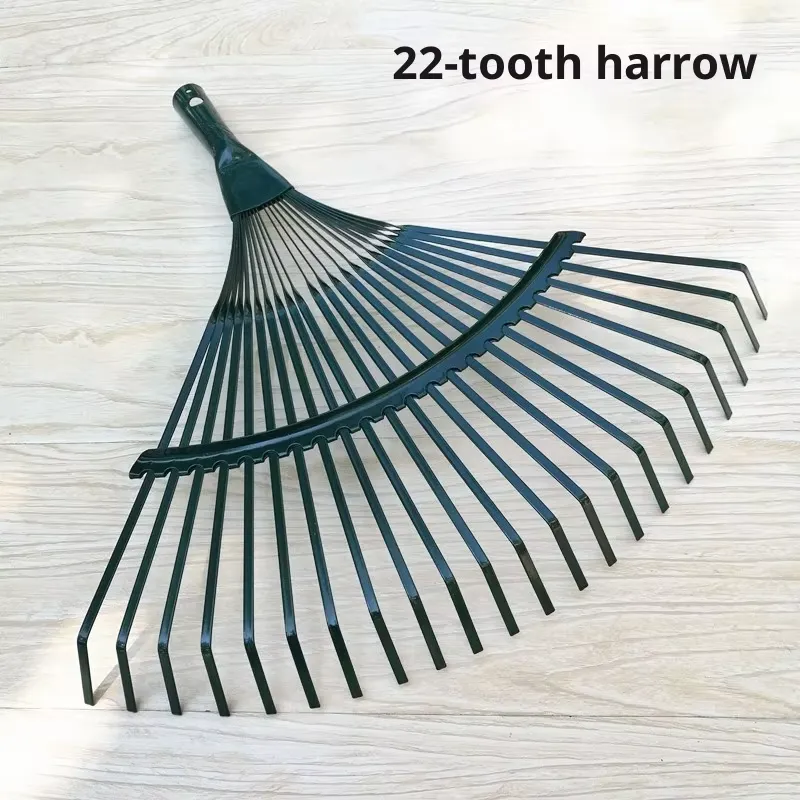 22개의 톱니가 있는 나무 손잡이 잔디 갈퀴 40cm  - Gardening Tools Bd 리뷰 및 가격