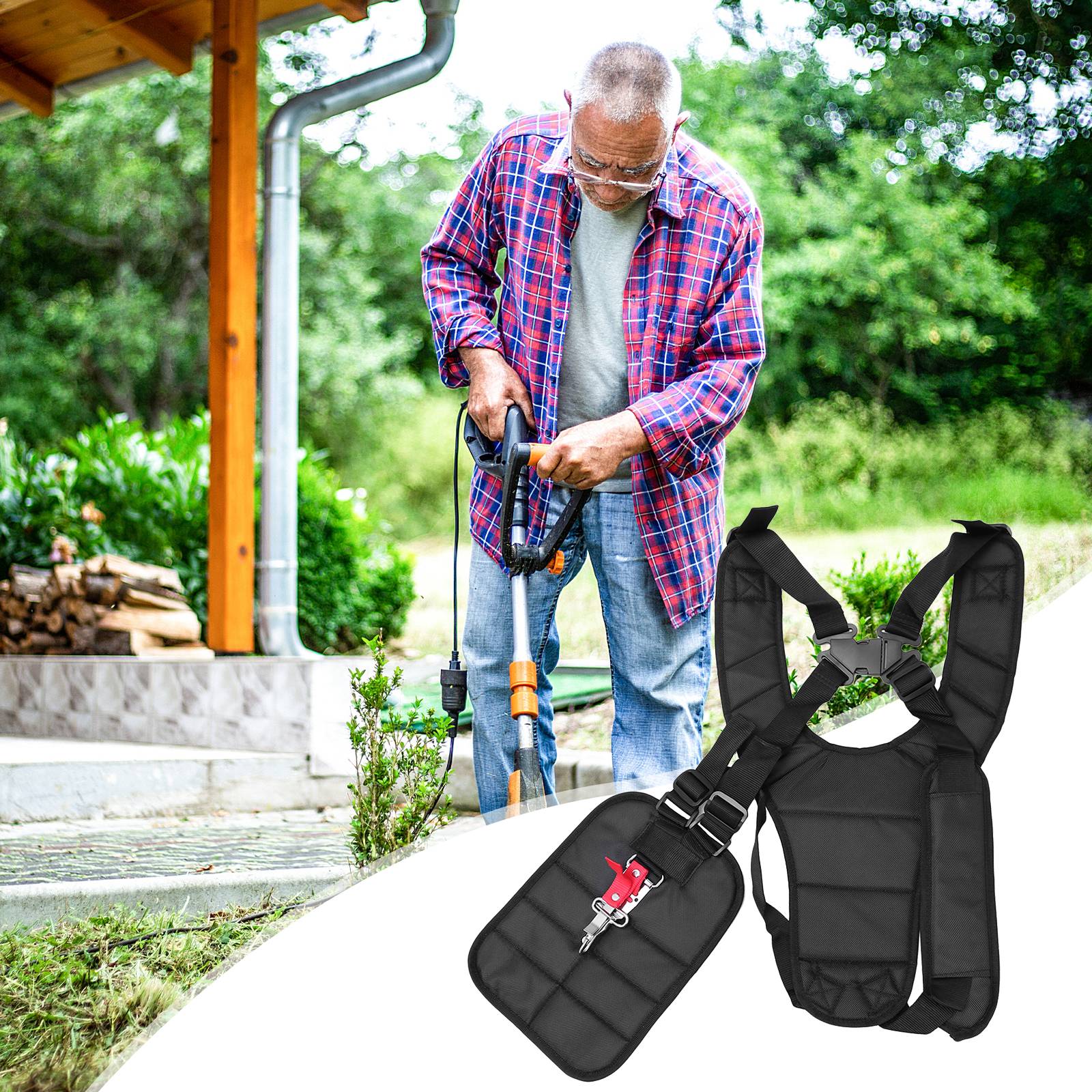 잔디 트리머 어깨 스트랩 내구성 조절 가능한 하네스 벨 - Gardening Tools Brands 리뷰 및 가격