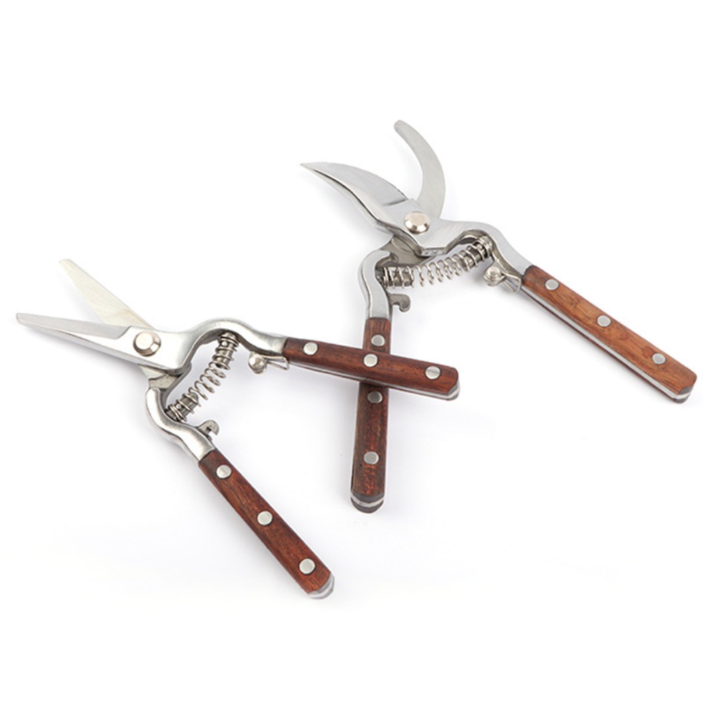 빈티지 나무 손잡이 정원 전정 가위, 과일 따기 가위, - Gardening Tools Vintage 리뷰 및 가격