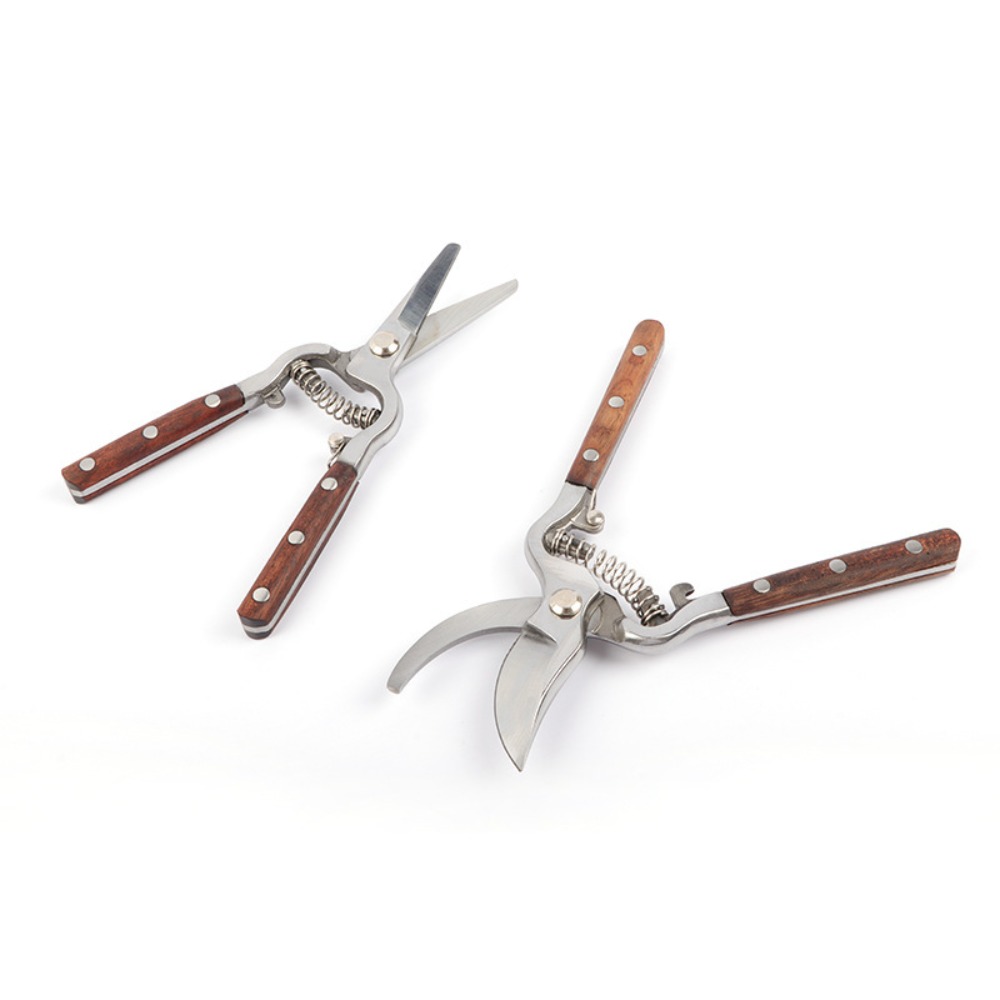 빈티지 나무 손잡이 정원 전정 가위, 과일 따기 가위, - Gardening Tools Vintage 리뷰 및 가격