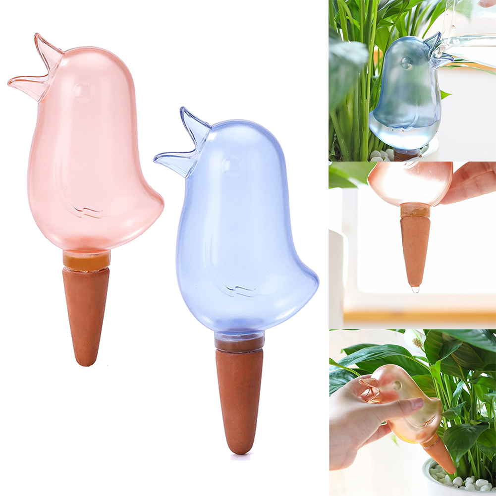 자동 식물 물방울 관개 시스템 식물을위한 새 모양 물방 - Automatic Plant Waterer 리뷰 및 가격