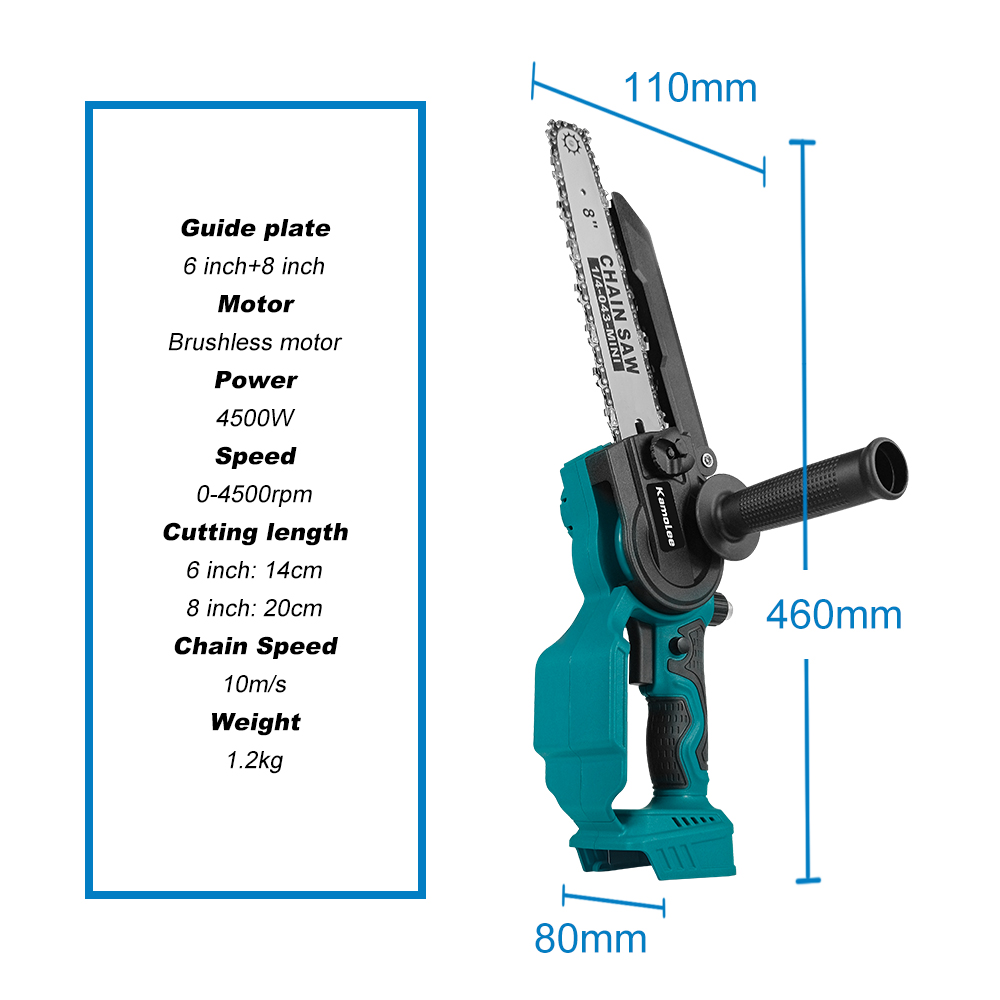 Kamolee 미니 브러시리스 전기톱, 충전식 체인톱, - Gardening Tools Battery Powered 리뷰 및 가격