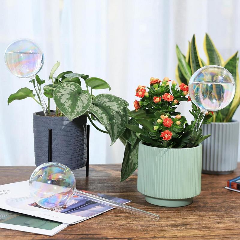 자동 식물 급수 전구 무지개 그라디언트 색상 유리 급수 - Automatic Plant Waterer 리뷰 및 가격