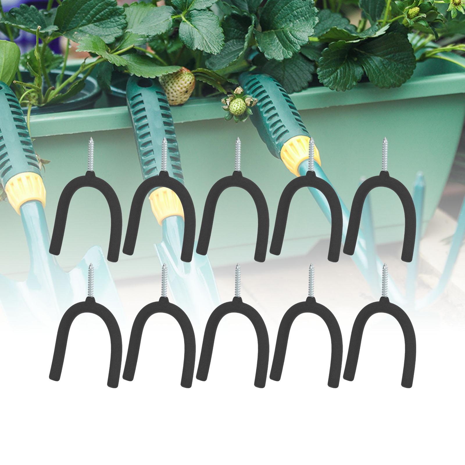 10개입 나사형 U자형 후크, 정원 도구용 벽걸이 홀더 - Gardening Tools Unique 리뷰 및 가격