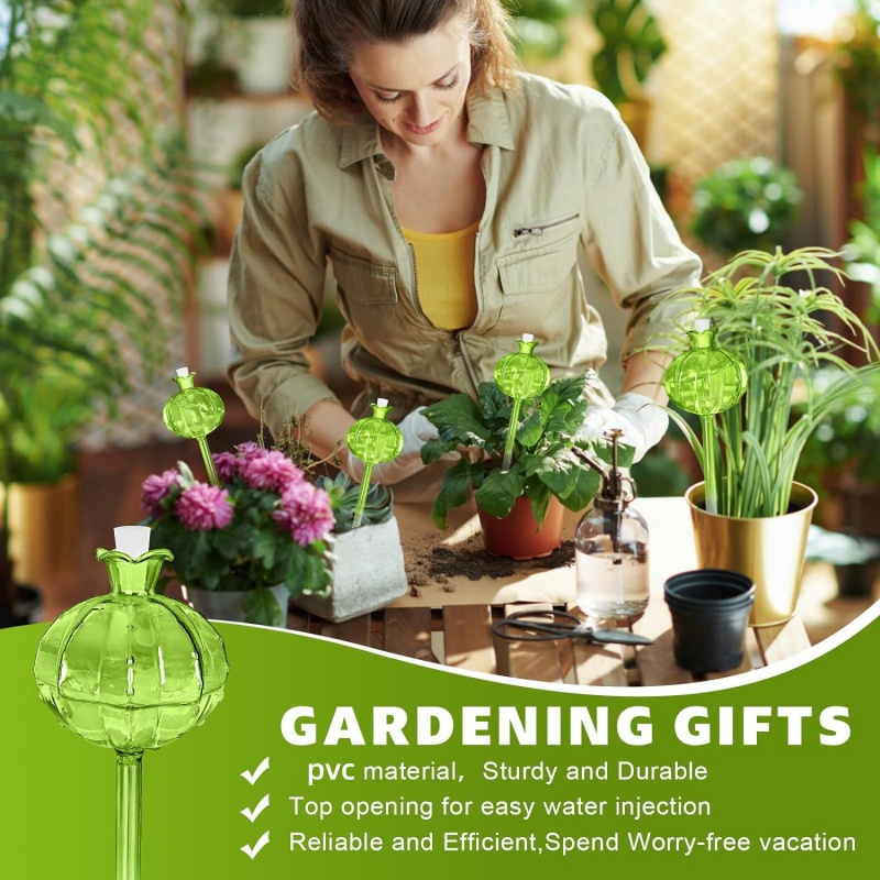 PVC 자동 식물 급수 벌브 모양 꽃 식물 물방울 주입 - Automatic Plant Waterer 리뷰 및 가격
