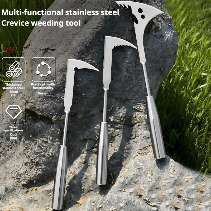 L자형 스테인리스 스틸 틈새 제초 도구 다기능 수동 정 - Gardening Tools For Weeds 리뷰 및 가격