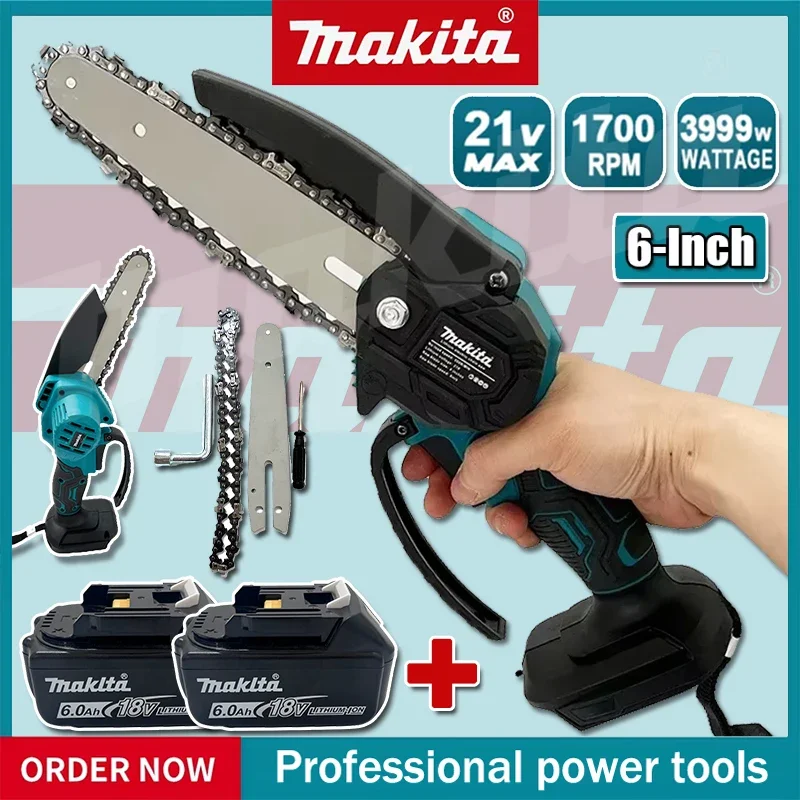 마키타 6인치 전기톱 휴대용 목재 절단 체인톱 정원 가 - Gardening Tools Battery Powered 리뷰 및 가격