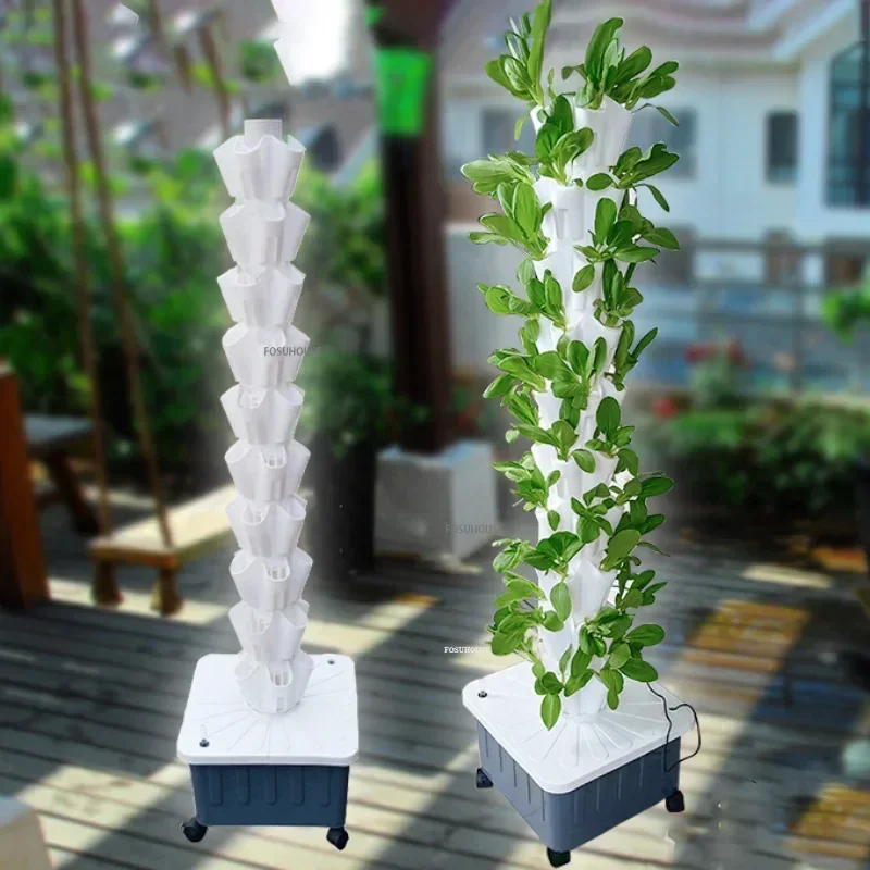 온실 정원 무토양 재배 타워 수직 수경 재배 시스템 일 - Gardening Hand Tools Japanese 리뷰 및 가격