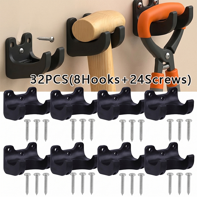 32개 정원 도구 걸이 랙 벽걸이형 보관 정리대, 긴  - Gardening Tools Screwfix 리뷰 및 가격