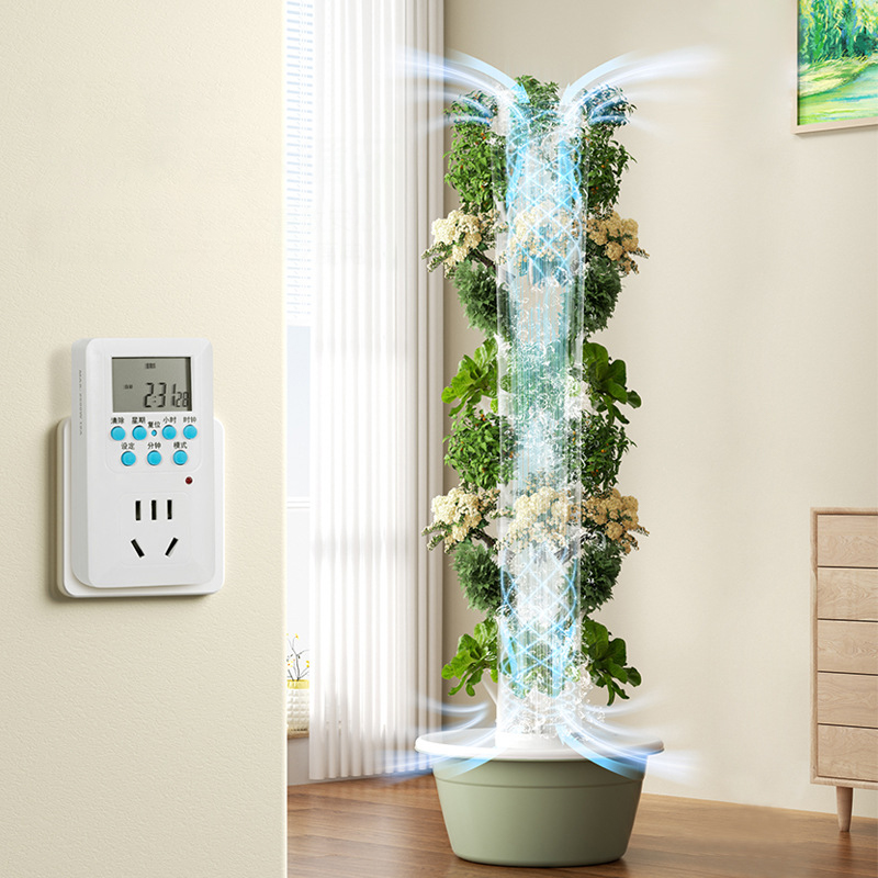 LED 식물 재배등을 갖춘 수직 수경 재배 타워, 지능 - Gardening Tools Brands 리뷰 및 가격