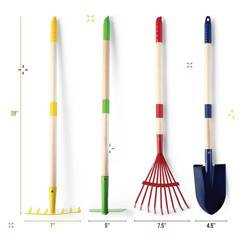 ABXE-어린이용 정원 도구 세트 나무 4종 세트-삽, - Gardening Tools Kids Set 리뷰 및 가격